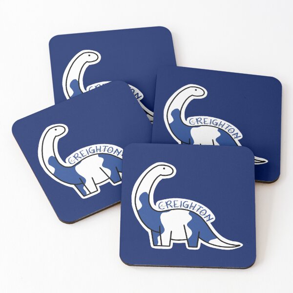 Item preview, Creighton university cute aesthetic dinosaur sticker designed and sold by daisylo.