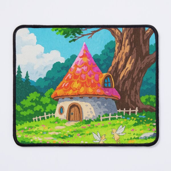 Item preview, Whimsical Fairy Cottage by the Lake designed and sold by HerSteps.