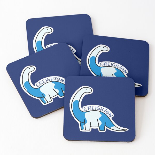 Item preview, Creighton university cute aesthetic dinosaur sticker designed and sold by daisylo.