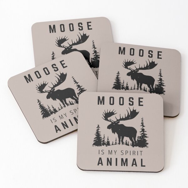 Item preview, Moose Is My Spirit Animal - Wildlife Nature Design designed and sold by AngelikaC04.