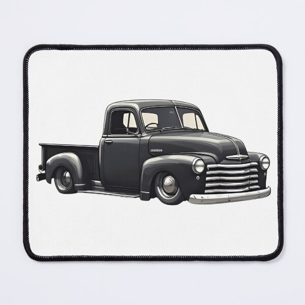 Item preview, Slammed Classic Black Pickup – Vintage Lowrider Style designed and sold by Art-Design-EM.