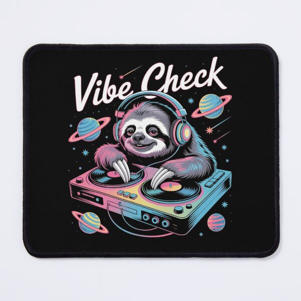 Item preview, Vibe Check – Cosmic DJ Furry with Turntables & Stars designed and sold by teevoxx.