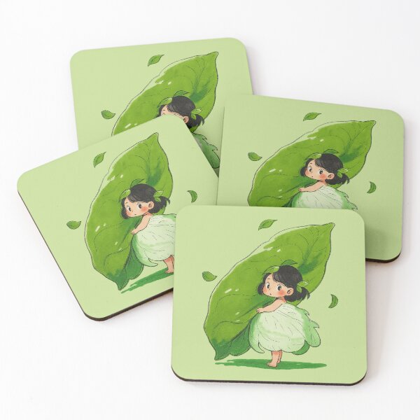 Item preview, Leaf Cloak Girl – Forest Fairy Vibes designed and sold by HerSteps.