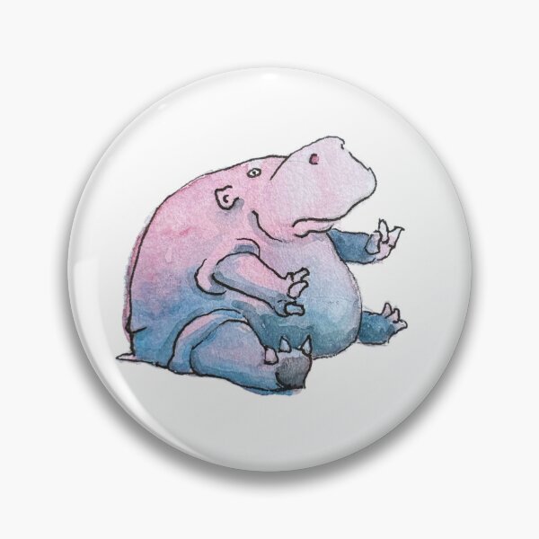 Item preview, Hippo Sit-up designed and sold by drew.drawins.