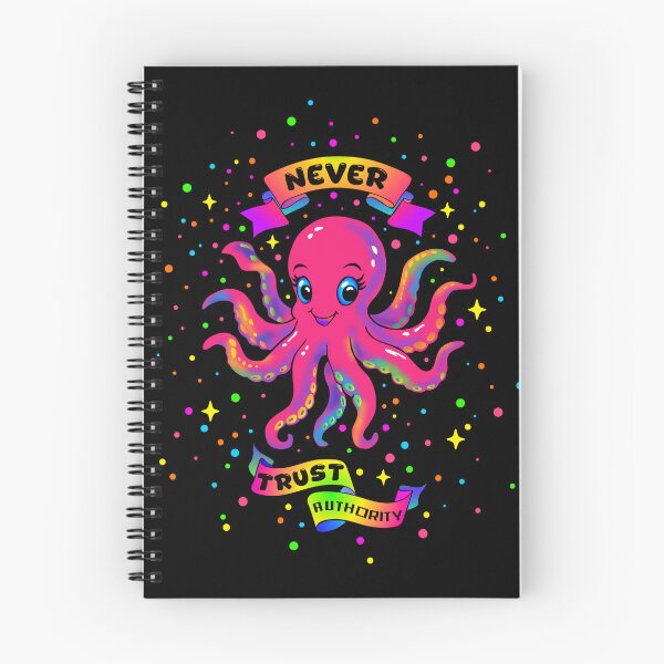 Item preview, Never Trust Authority – Rainbow Rebel Octopus designed and sold by KatelynMitalski.