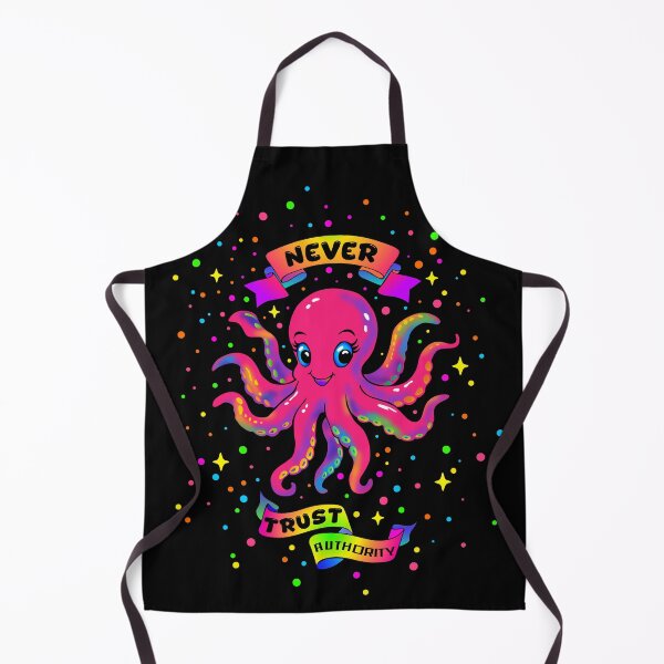Item preview, Never Trust Authority – Rainbow Rebel Octopus designed and sold by KatelynMitalski.