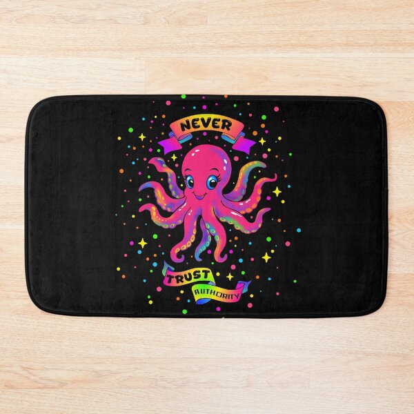 Item preview, Never Trust Authority – Rainbow Rebel Octopus designed and sold by KatelynMitalski.