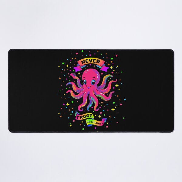 Item preview, Never Trust Authority – Rainbow Rebel Octopus designed and sold by KatelynMitalski.