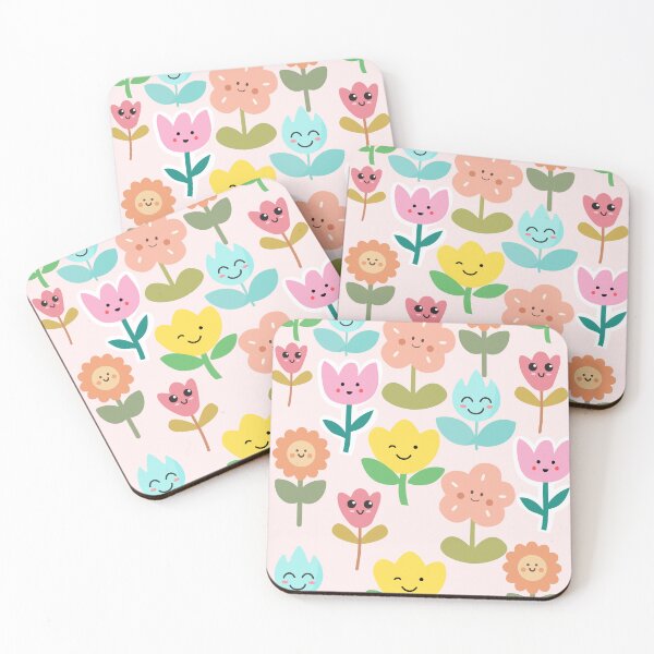 Item preview, Many Flowers with smiley faces  designed and sold by RSUS.