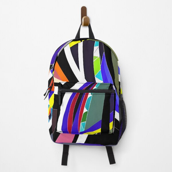 Item preview, Colorful Shapes #6 | Abstract Geometric Art in Bold Colors | Stained Glass Church Window designed and sold by kiri studio.