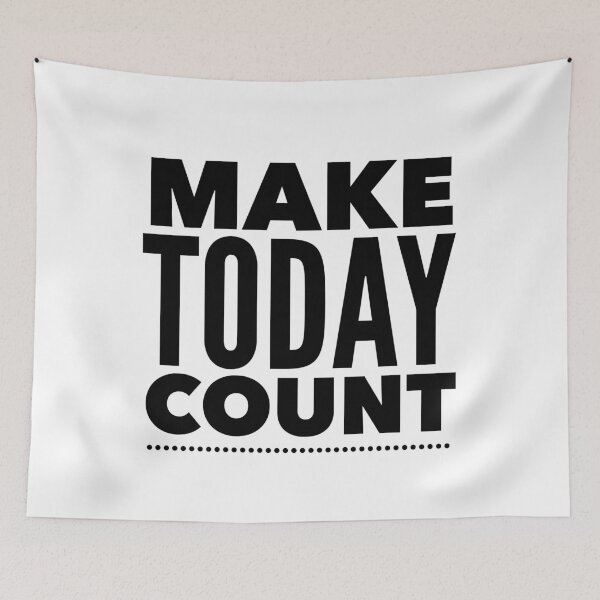 Item preview, Make Today Count - Daily Motivation Quote for Life Maximizers designed and sold by Soaring Eagle.