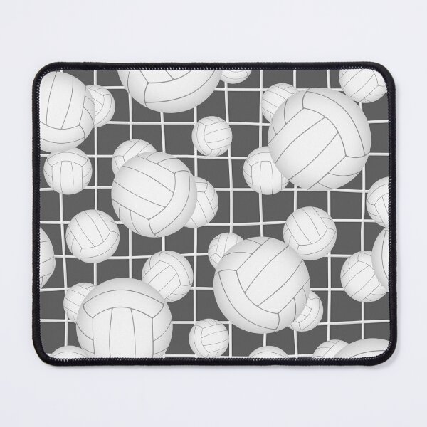 Item preview, simple volleyballs pattern with net detail accent designed and sold by katzdzynes.