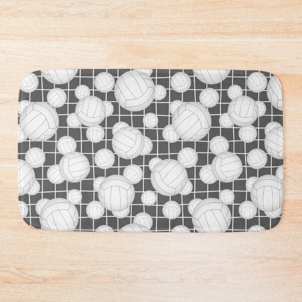 Item preview, simple volleyballs pattern with net detail accent designed and sold by katzdzynes.