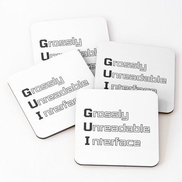 Item preview, Funny GUI Computer Engineering Acronym Pun designed and sold by ThePungineer.