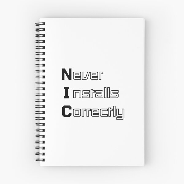 Item preview, Funny NIC Computer Engineering Acronym Pun designed and sold by ThePungineer.