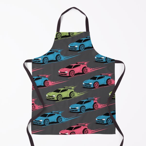 Item preview, Colorful Futuristic Racing Car Pattern – Neon Speed Art designed and sold by MarJul.