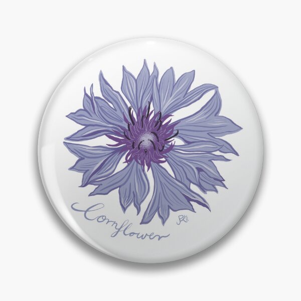 Item preview, Cornflower wildflower design designed and sold by PaulaJKnight .