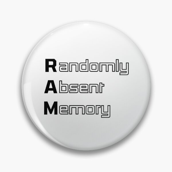 Item preview, Funny RAM Computer Engineering Acronym Pun designed and sold by ThePungineer.