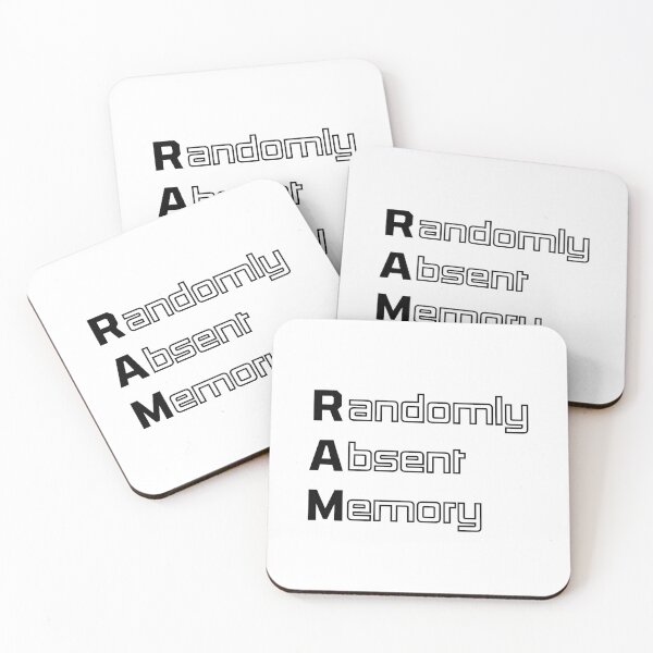 Item preview, Funny RAM Computer Engineering Acronym Pun designed and sold by ThePungineer.