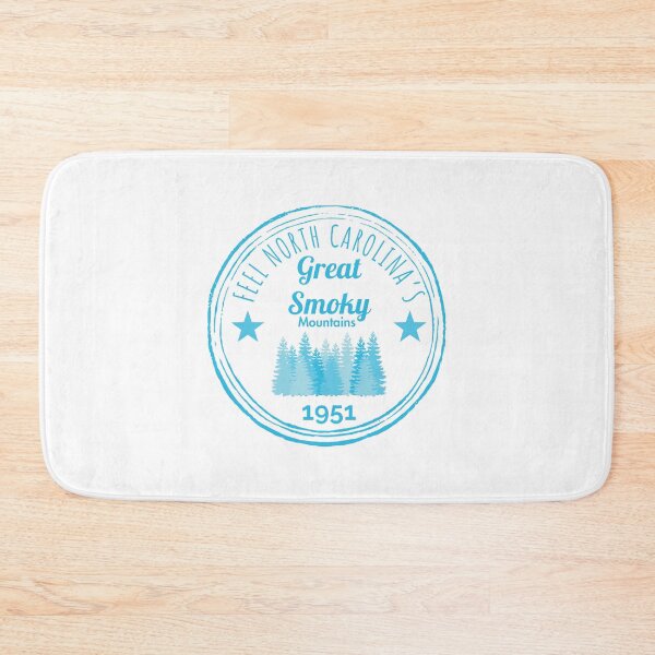 Item preview, Nature-Inspired Blue Emblem of Great Smoky Mountains designed and sold by SplashTastic.