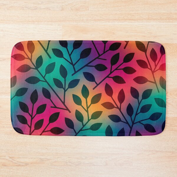 Item preview, Neon Leaf Pattern designed and sold by Kaleidoscope Print.