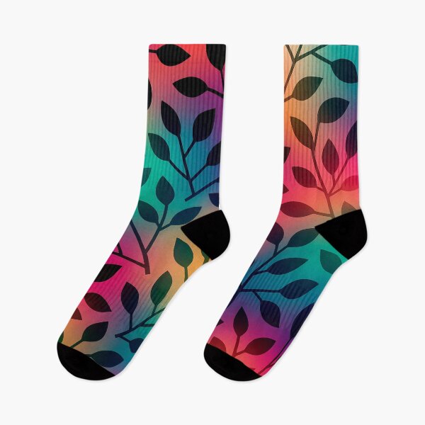 Item preview, Neon Leaf Pattern designed and sold by Kaleidoscope Print.