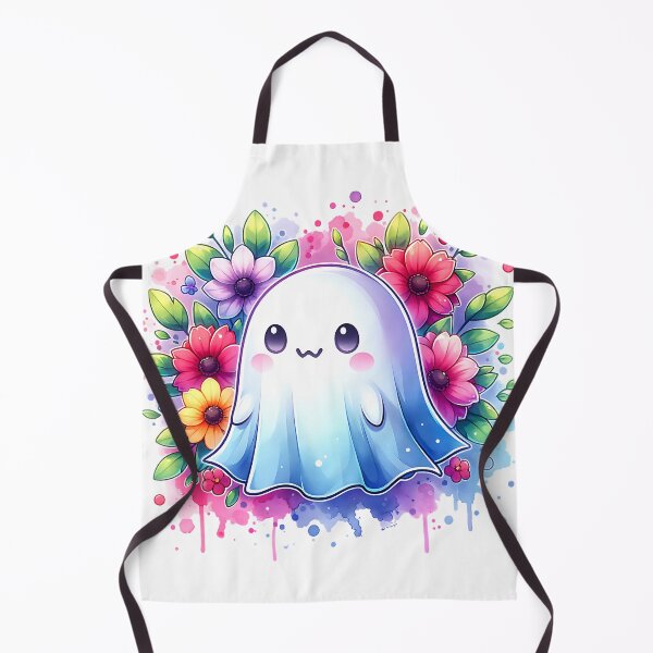 Item preview, Happy ghost among flowers. designed and sold by Valentinian.