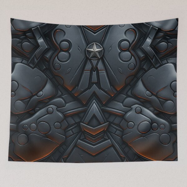 Item preview, Cyber Armor Pattern designed and sold by Kaleidoscope Print.