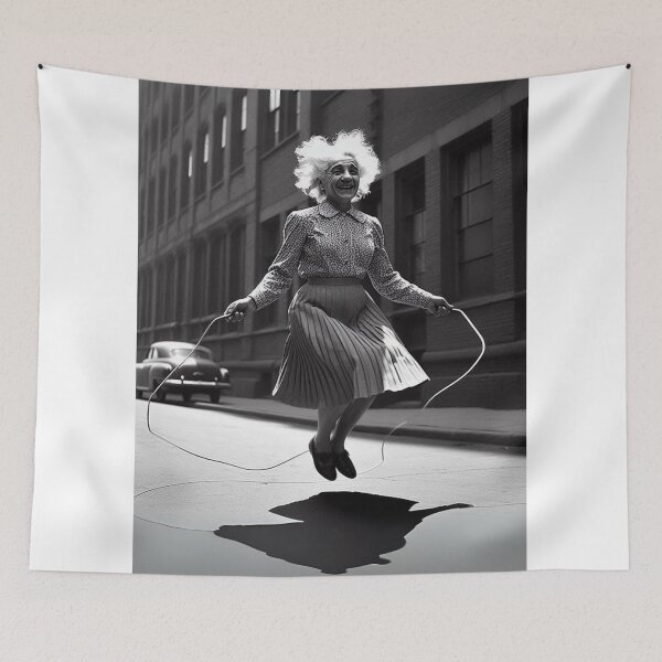 Item preview, "Relatively Jumping – Einstein’s Theory of Skipativity" designed and sold by Print Fiction.