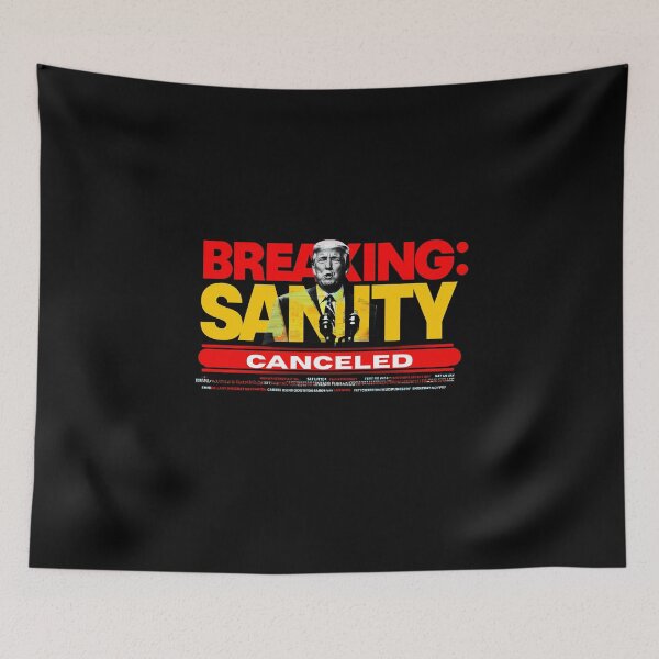 Item preview, Breaking: Sanity Canceled – Satirical News Glitch designed and sold by HROC.