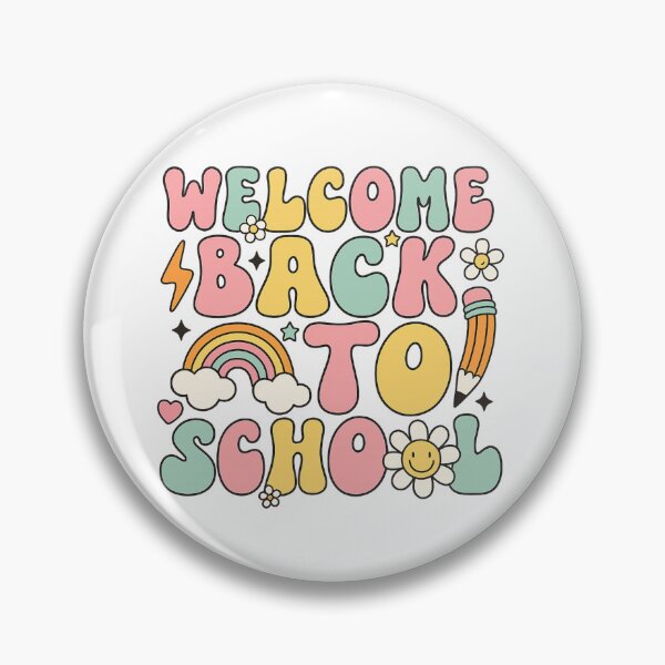 Item preview, Welcome Back to School Retro Pastel Typography designed and sold by PrintTechDz.