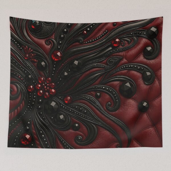 Item preview, Crimson Baroque Elegance designed and sold by Kaleidoscope Print.