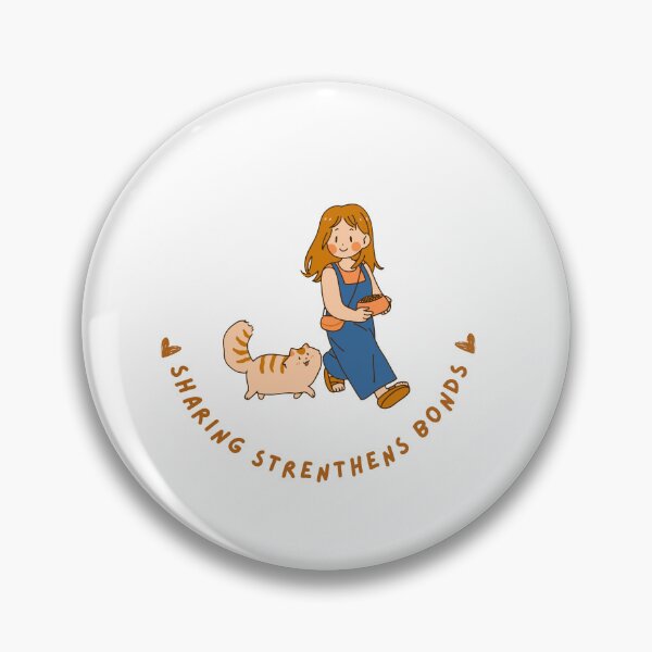 Item preview, Sharing Strengthens Bonds Cat Lover T-Shirt designed and sold by CholarCrafts.