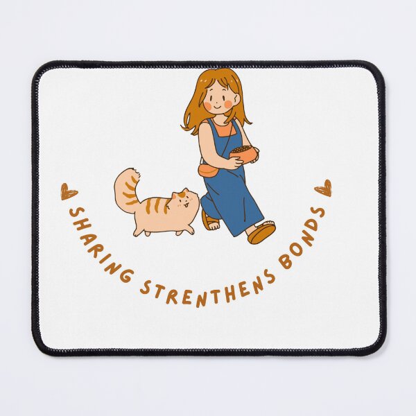 Item preview, Sharing Strengthens Bonds Cat Lover T-Shirt designed and sold by CholarCrafts.