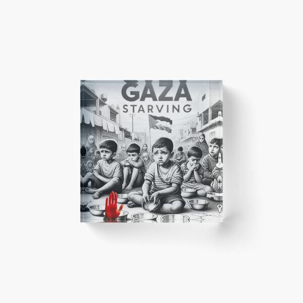 Item preview,  Starving Children of Gaza – A Humanitarian Cry" designed and sold by goodFather4ever.
