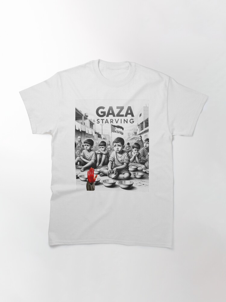 Starving Children of Gaza – A Humanitarian Cry" Classic T-Shirt