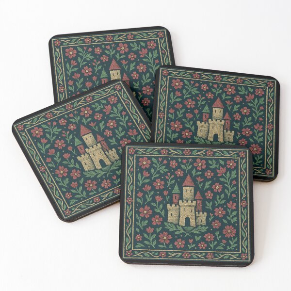 Item preview, Millefleur Tapestry Panel – Castle Vignette designed and sold by FTS-Studio.