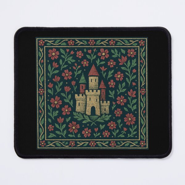 Item preview, Millefleur Tapestry Panel – Castle Vignette designed and sold by FTS-Studio.