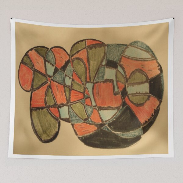 Item preview, Agent Orange Abstract Colorful designed and sold by SmashingDeals.