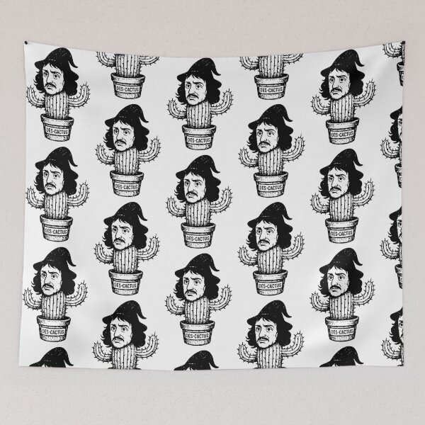 Item preview, Des-cactus - funny word pun Descartes designed and sold by lliiaa1111.