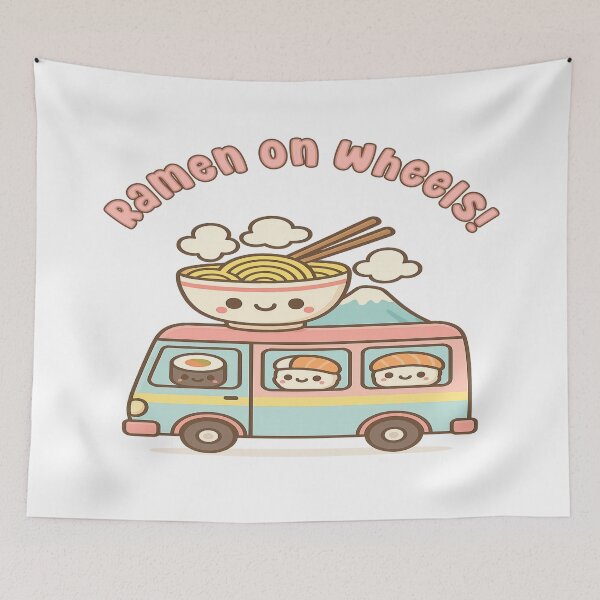 Item preview, Tokyo Ramen Bus – Kawaii Street Food on Wheels designed and sold by Globalcitytees.