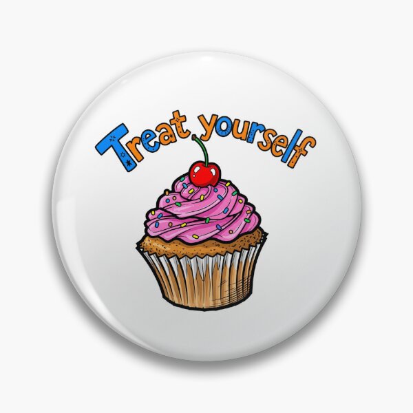 Item preview, Treat yourself, self love, sweet, happiness, Funnyfits70, retro, vintage, meme, funny, humor designed and sold by FunnyFits70.