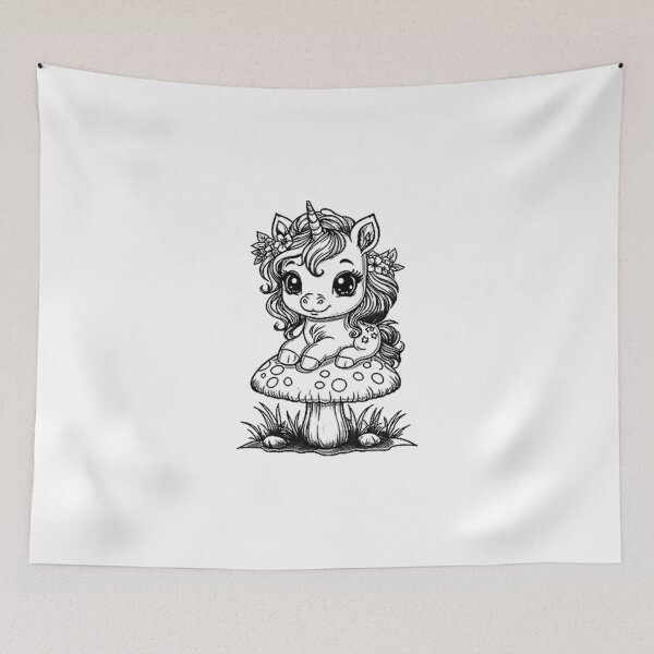 Item preview,  unicorn cartoon designed and sold by Meemaart.