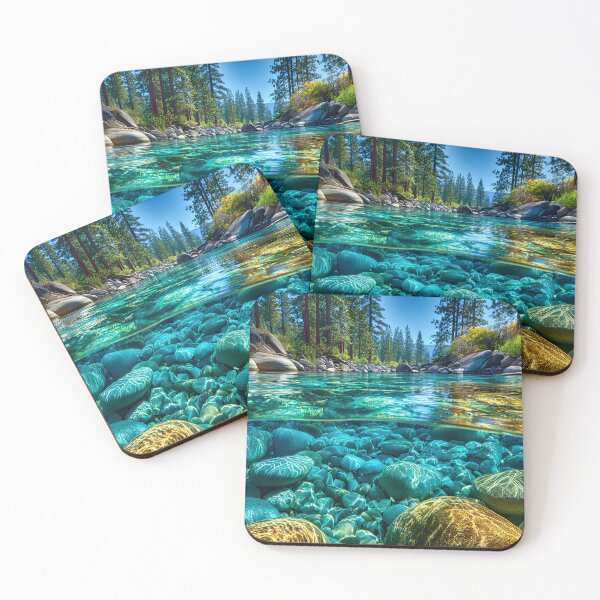 Item preview, Crystal Clear Waters of a Pristine River Scene designed and sold by Artessie.
