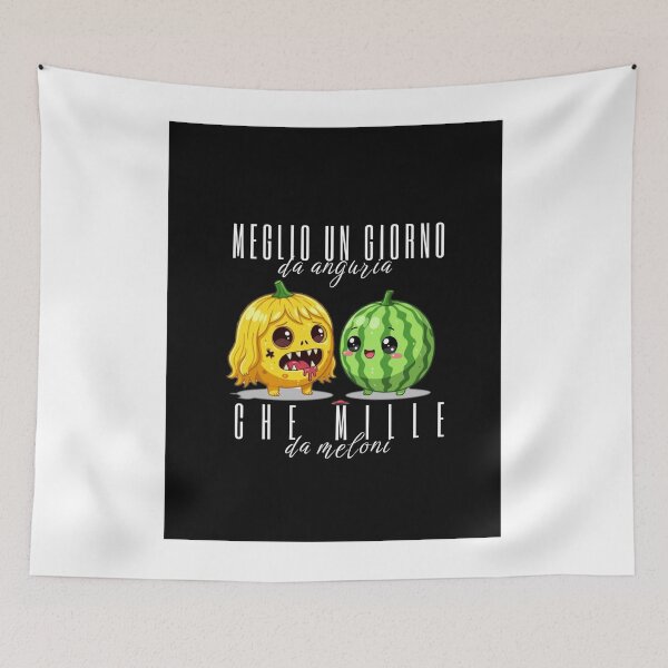 Item preview, Zombie Meloni and  cute watermelon black version designed and sold by dabobabo.