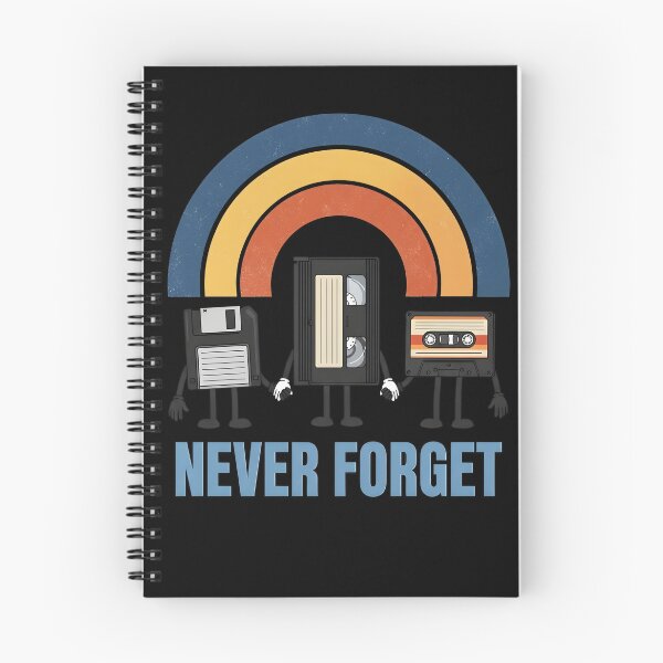 Item preview, Never Forget – Retro Floppy Disk, VHS, Cassette Tape Design designed and sold by fawzimorsy.