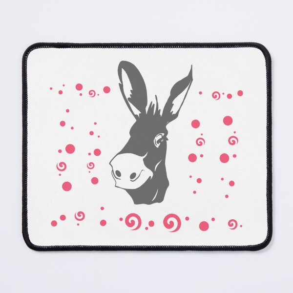 Item preview, cute gray donkey animal designed and sold by vibeno1.