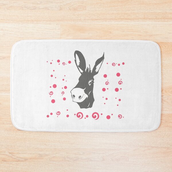 Item preview, cute gray donkey animal designed and sold by vibeno1.