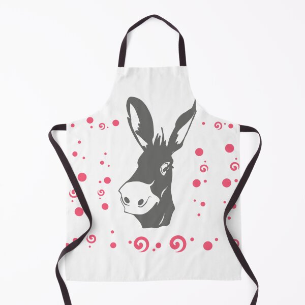 Item preview, cute gray donkey animal designed and sold by vibeno1.
