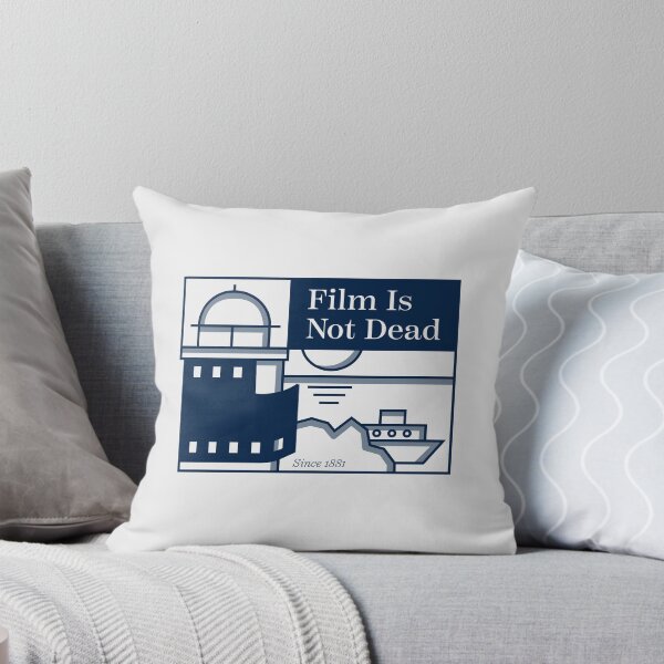 Item preview, Film Is Not Dead – 35mm Film Roll Lighthouse Illustration - Blue designed and sold by liloandart.